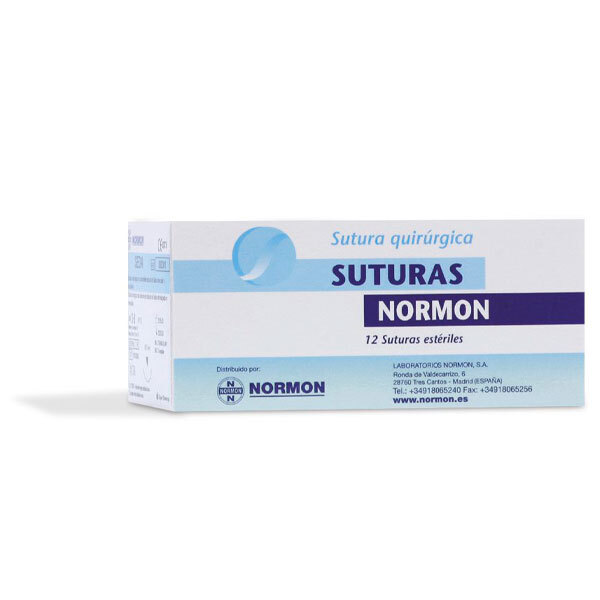 Sutura normon seda natural suturas normon