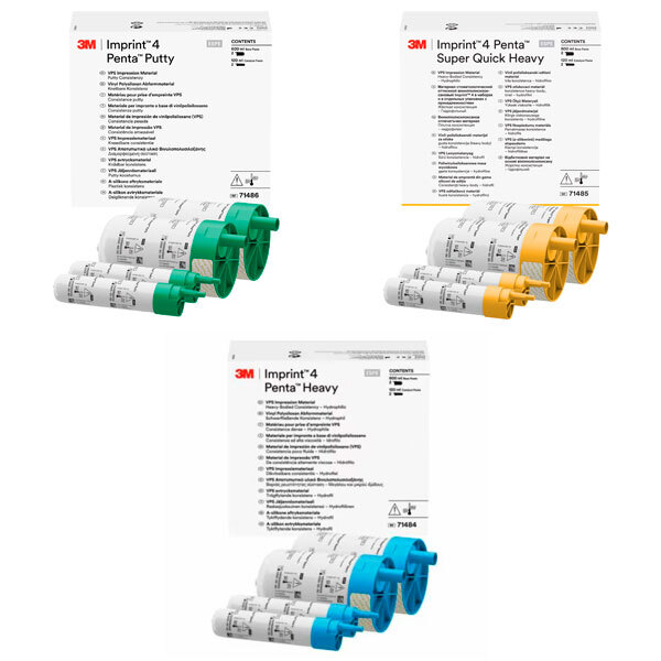 Imprint 4 penta heavy super quick 2 x 300ml + 2 x 60ml impresión 3m