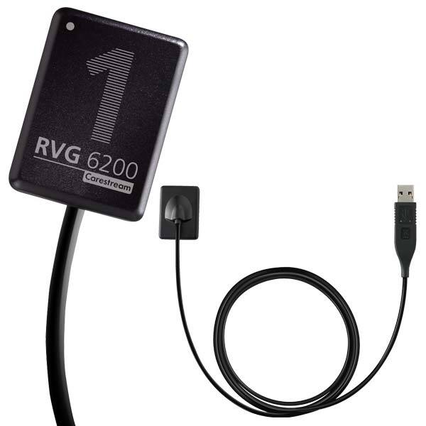 Sensor digital rvg 6200 tamaño 1 radiografía e imagen digital carestream