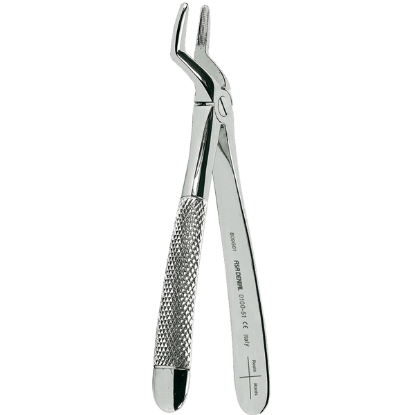 Forceps de extracción fig.51 raices superiores instrumental asa dental