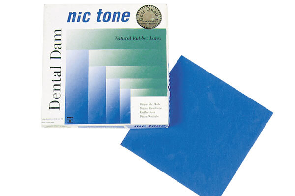 Diques de borracha preta com meias com látex sem talco 36 unidades sanctuary endodoncia nic tone