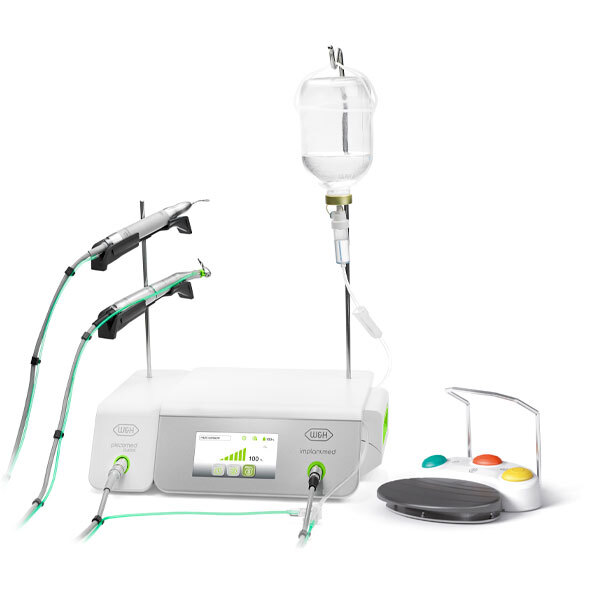 Implantmed plus si-1023 pedal s-nw+ ca 20:1 ws-75 lg+piezomed classic cirugía e implantes w&h