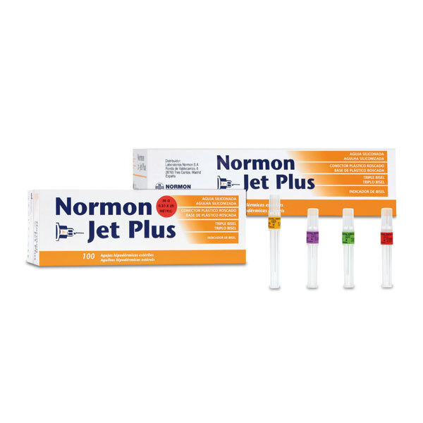 Agujas normojet plus anestesias y agujas normon