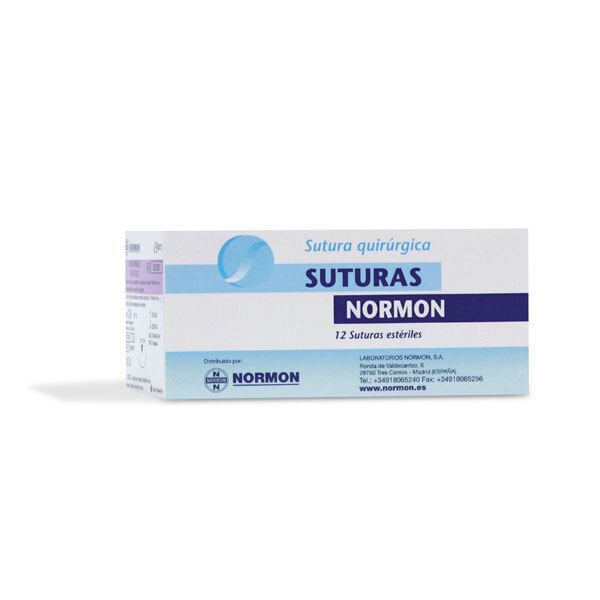 Sutura normon sintética absorbible suturas normon