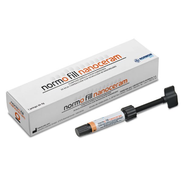 Normofill nanoceram jeringas composites normon