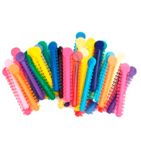 Ligaduras elasticas colores 1040 uds ortodoncia sin marca