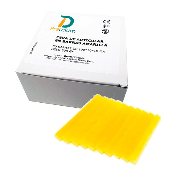Cera articular amarilla barra 500g 50 unidades impresión id premium
