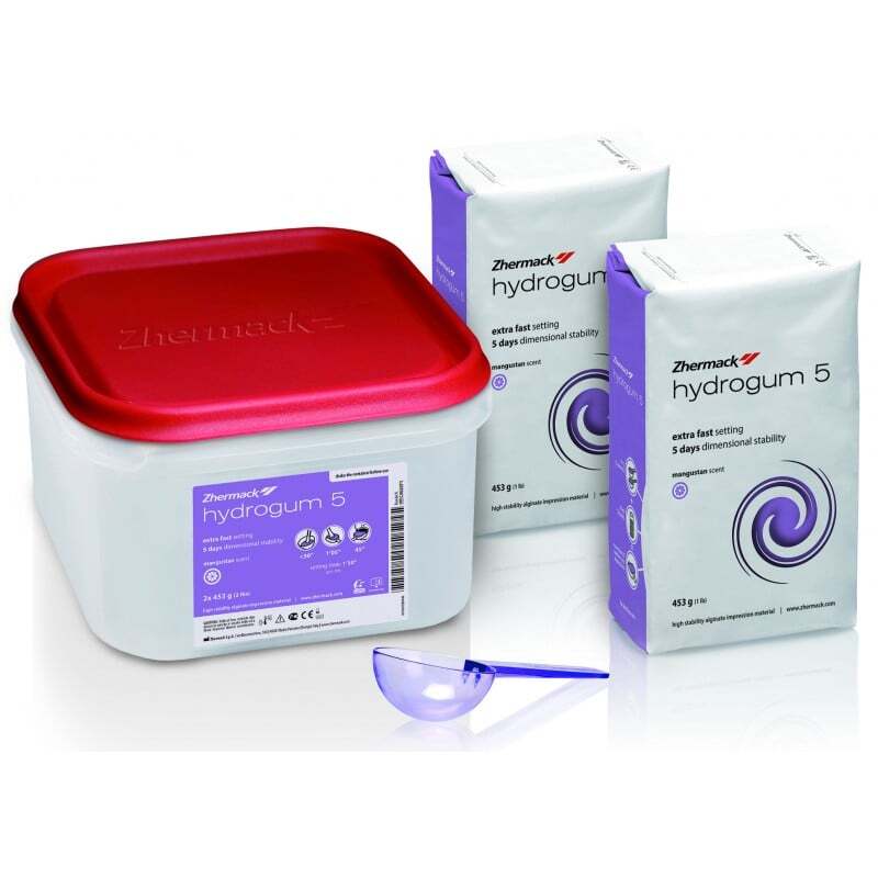 Alginato hydrogum 5 extra fast set impresión zhermack