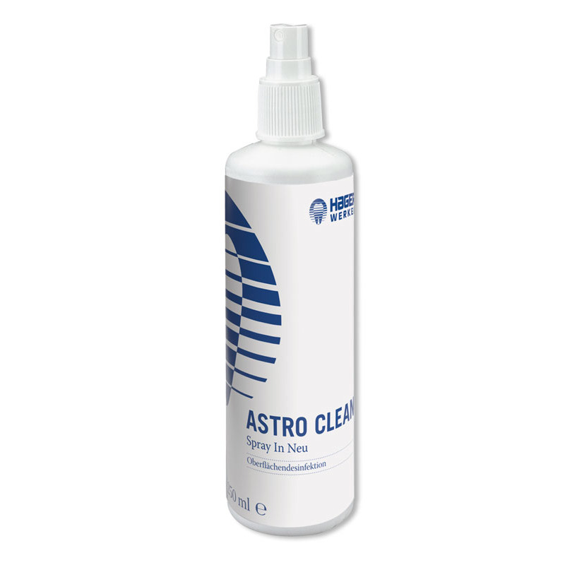 Astro clean spray limpiador gafas 250 ml desinfección hager & werken