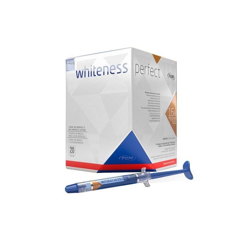 Blanqueamiento whiteness perfect pc 16% jer 50x3g branqueamento fgm