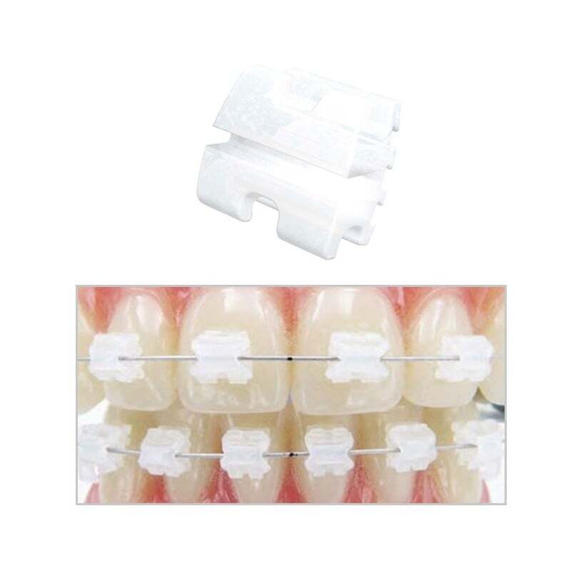 Bracket cerámica aqua roth 022 superior/inferior kit 20 unidades ortodoncia leone