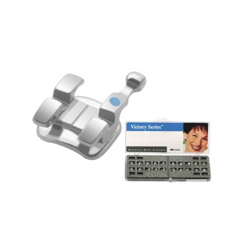 Brackets victory roth 018 3,4,5 1 caso 20 brackets ortodontia solventum (3m)