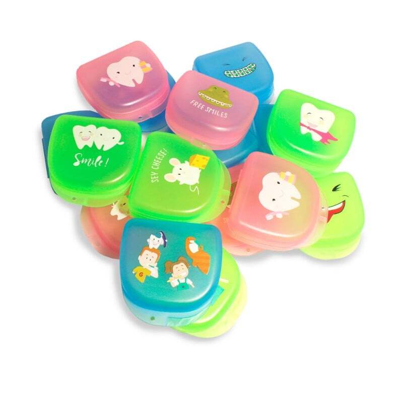 Cajas porta ortodoncia colores 24 uds ortodoncia bader