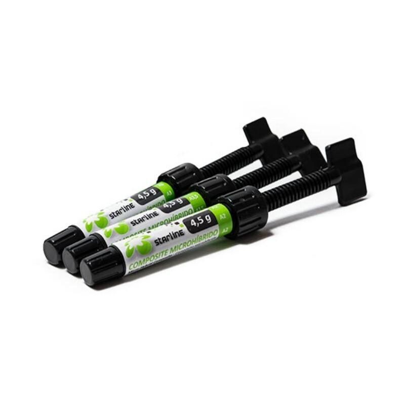 Composite micro-hibrido reposición  jeringa 4,5 g composites sin marca