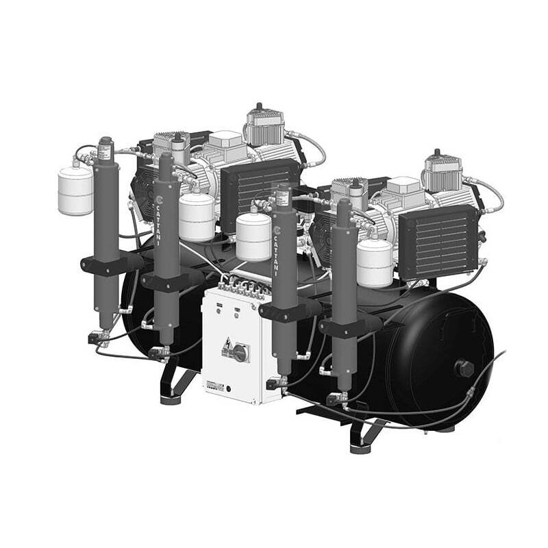 Compresor ac 1200 trifásico compresores de aire cattani