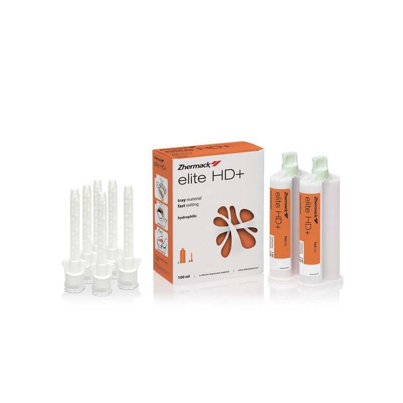 Elite hd+ tray material fast set 2x50 ml impresión zhermack