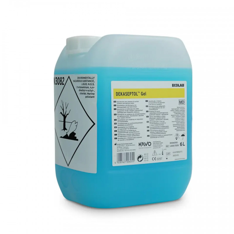 Dekaseptol gel aspiracion kit 3x1 l desinfección kavo