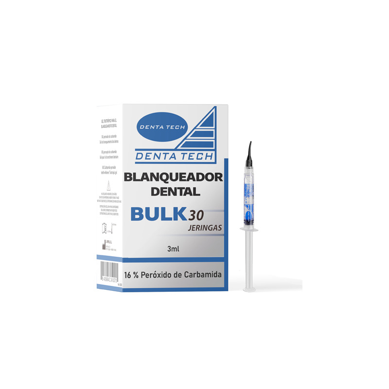 Blanqueamiento dentatech pc 16% 30x3ml cirugía e implantes dentaflux