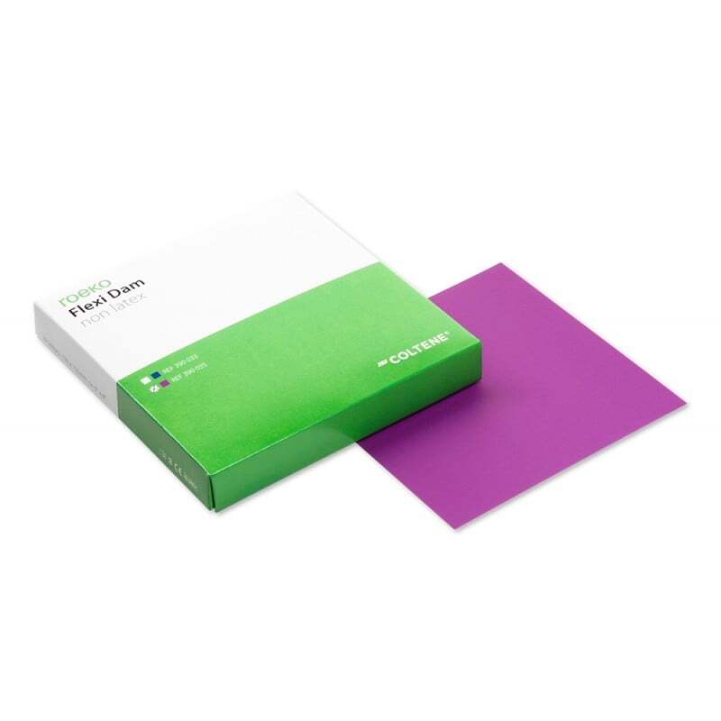 Diques flexi-dam roeko sin látex violeta 30 uds endodoncia roeko