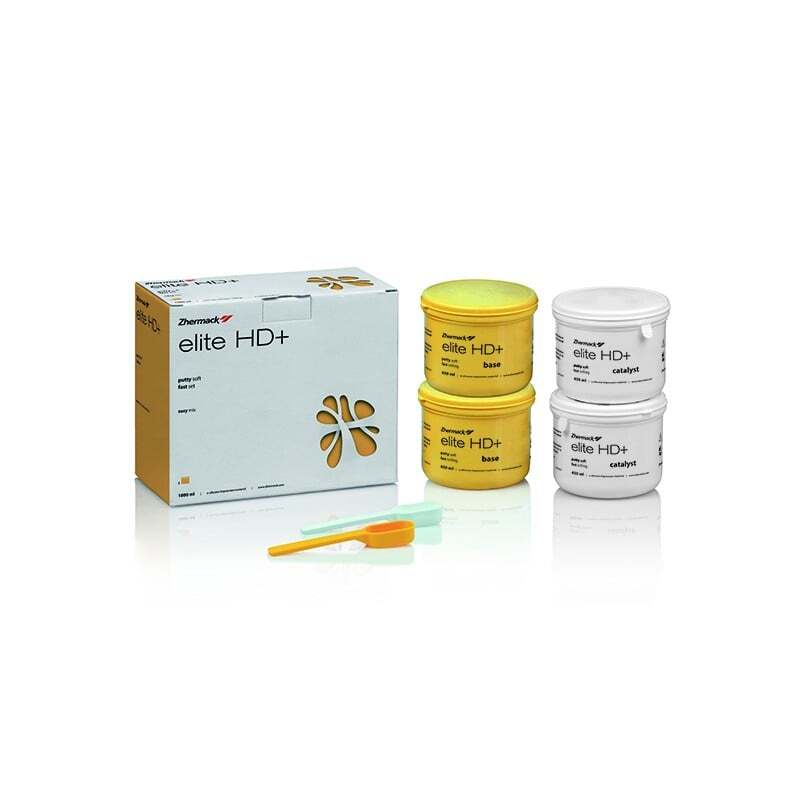 Elite hd+ putty soft fast set 2 x (450 ml+450 ml) impresión zhermack