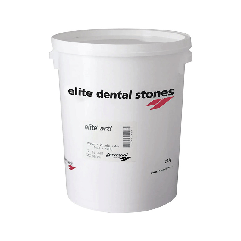 Elite stone yeso brown tipo iv bidon 25 kg impresión zhermack