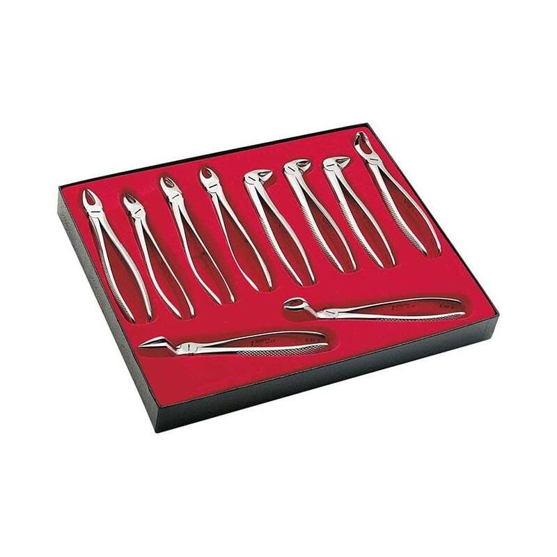 Estuche 10 forceps e100 instrumental carl martin