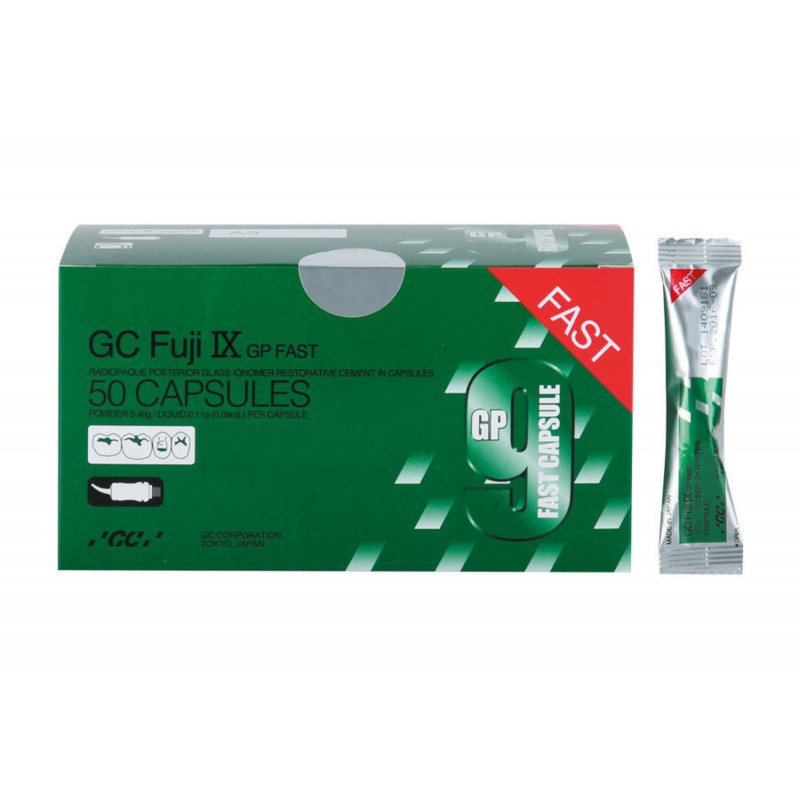 Fuji ix gp fast 50 cápsulas cementos gc