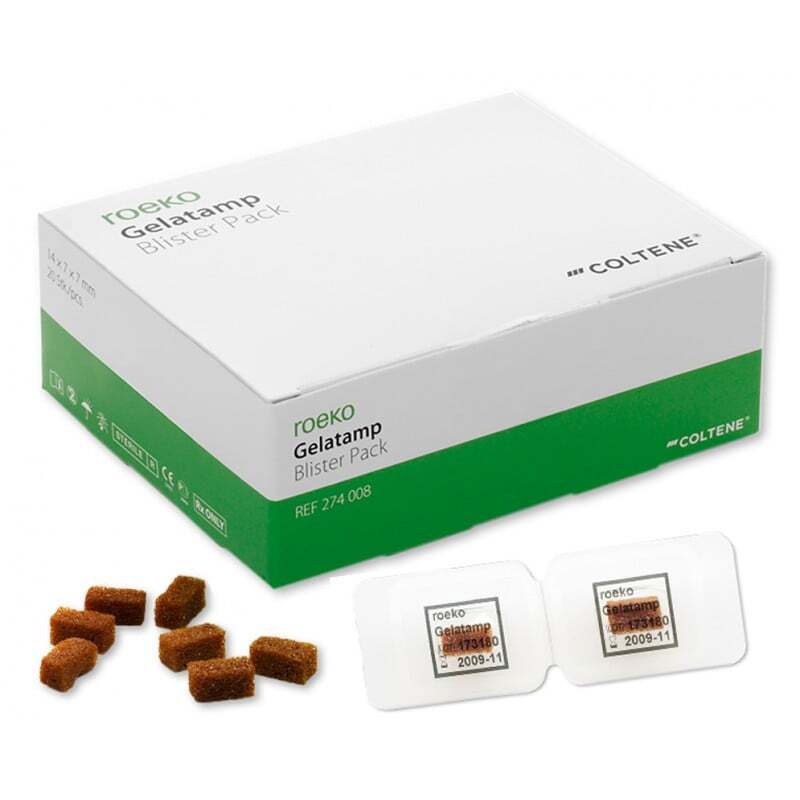 Gelatamp esponjas hemostáticas blister 20 uds biomateriales roeko