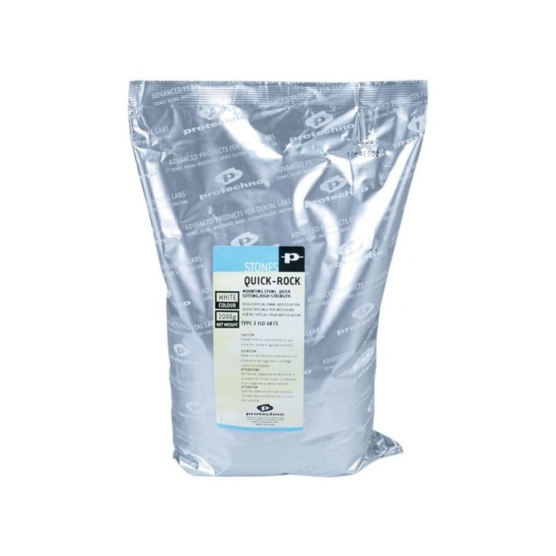 Gesso quick rock tipo iii branco 5 x 2 kg fabrico de modelos protechno