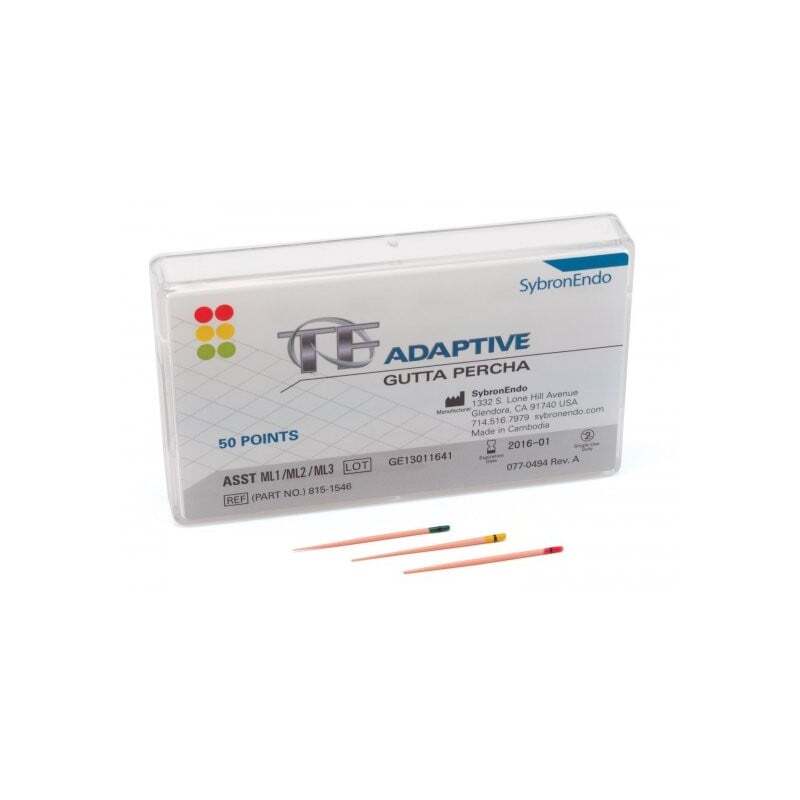 Guttapercha tf adaptative 50 uds endodoncia kerr