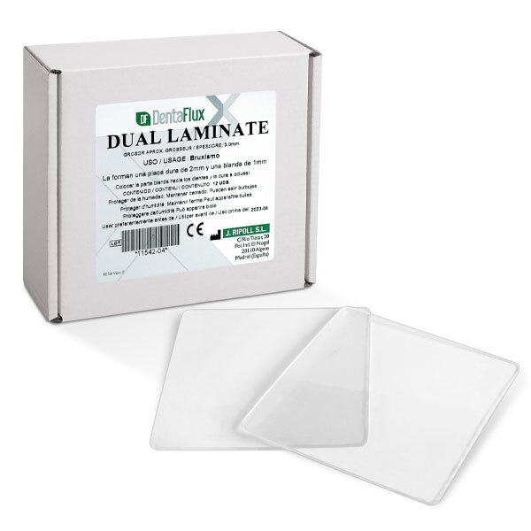 Planchas rigidas/blandas dual laminate 2mm impresión dentaflux