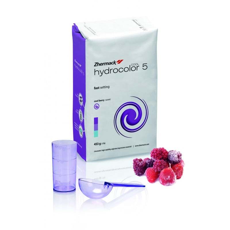 Alginato hydrocolor 5 fast set 453 g impresión zhermack