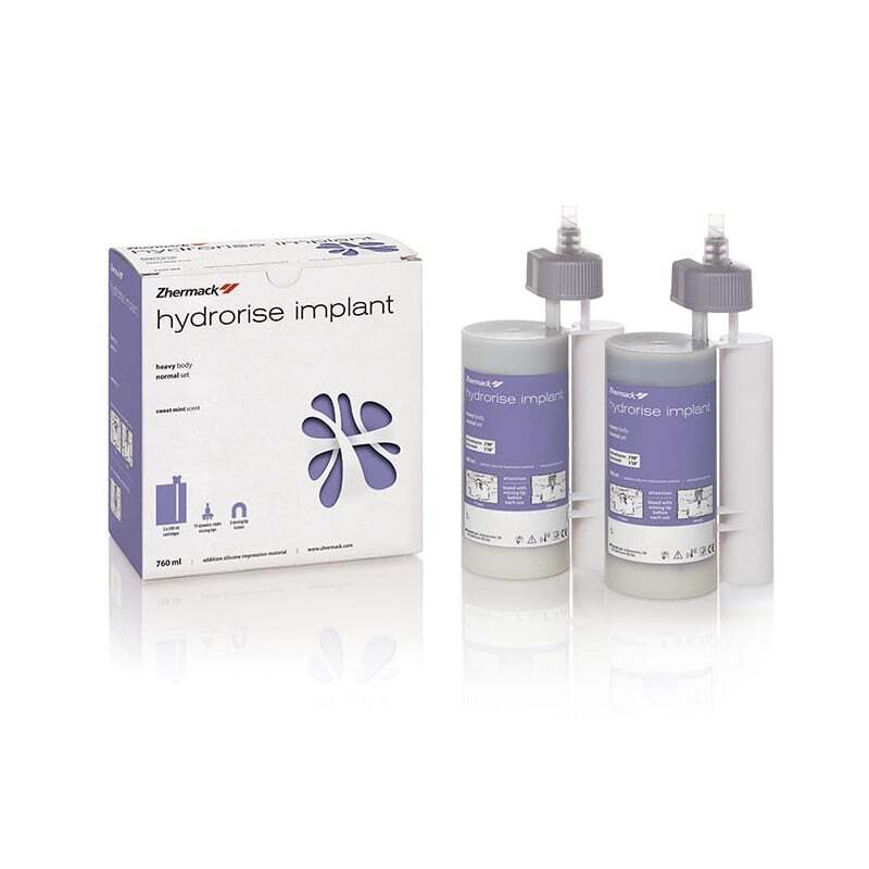Hydrorise implant heavy body 2 x 380 ml impressão zhermack