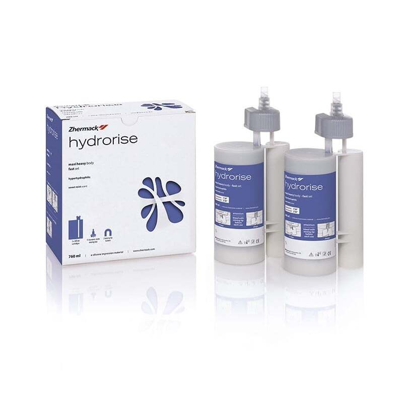 Hydrorise implant medium body quick 2 x 380 ml impressão zhermack