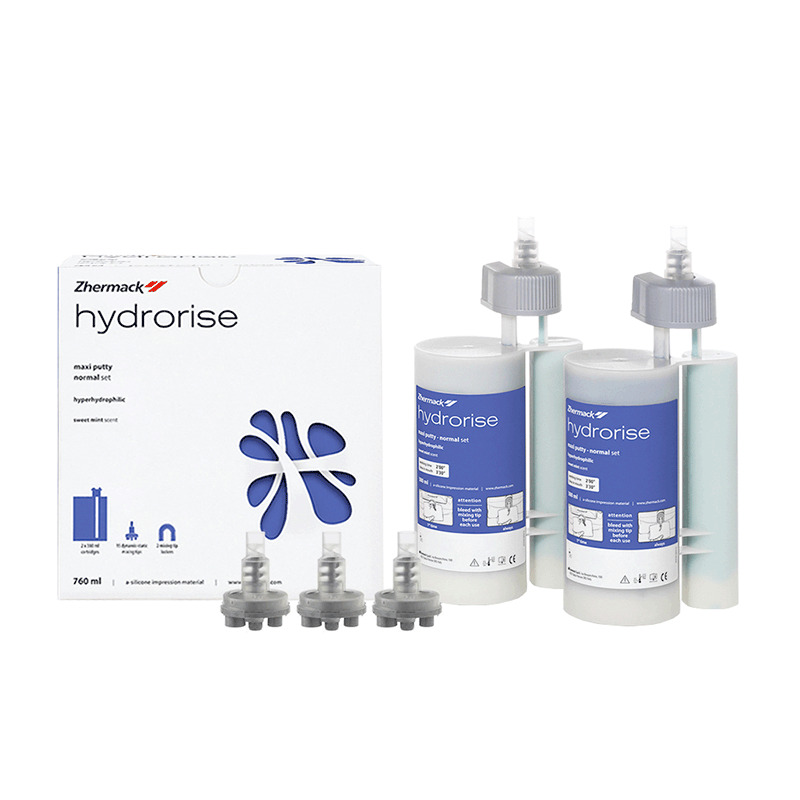Hydrorise maxi putty normal reposicion 2x380 ml impresión zhermack