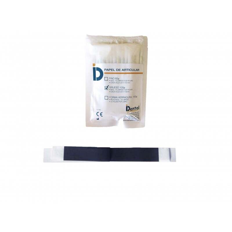 Id papel articular grueso azul 100µ 20x110mm prótesis id premium