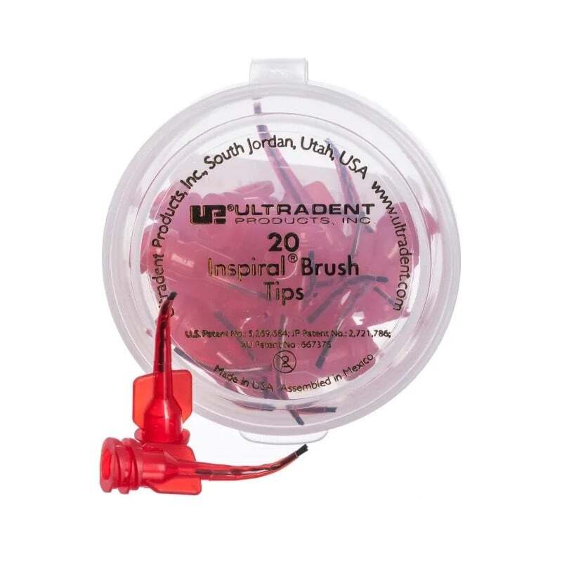 Inspiral brush tips 20 uds adhesivos ultradent