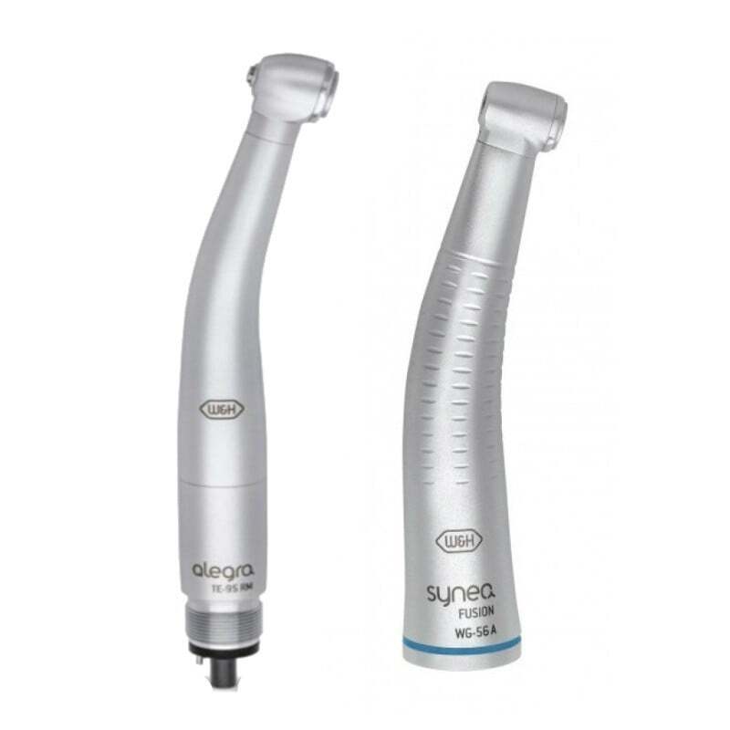 Kit 4 - turbina te-95 rm + contra ángulo wg-56 a rotatorio w&h