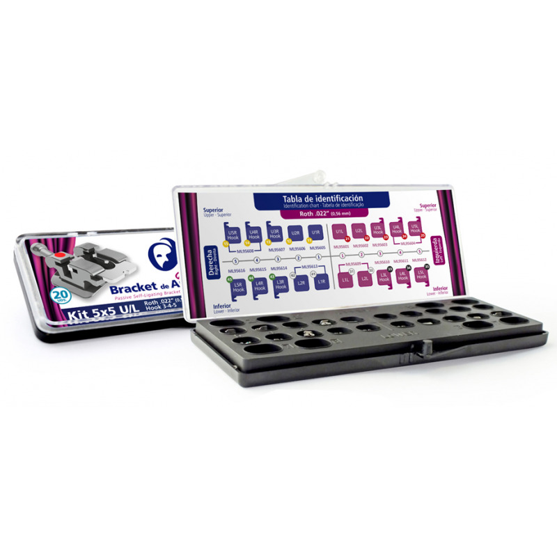 Kit bracket opera autoligado roth 20 uds ortodoncia medicaline