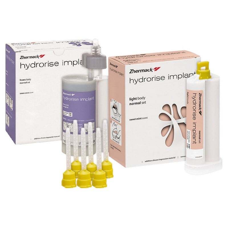 Hydrorise implant intro pack kit heavy/light impressão zhermack
