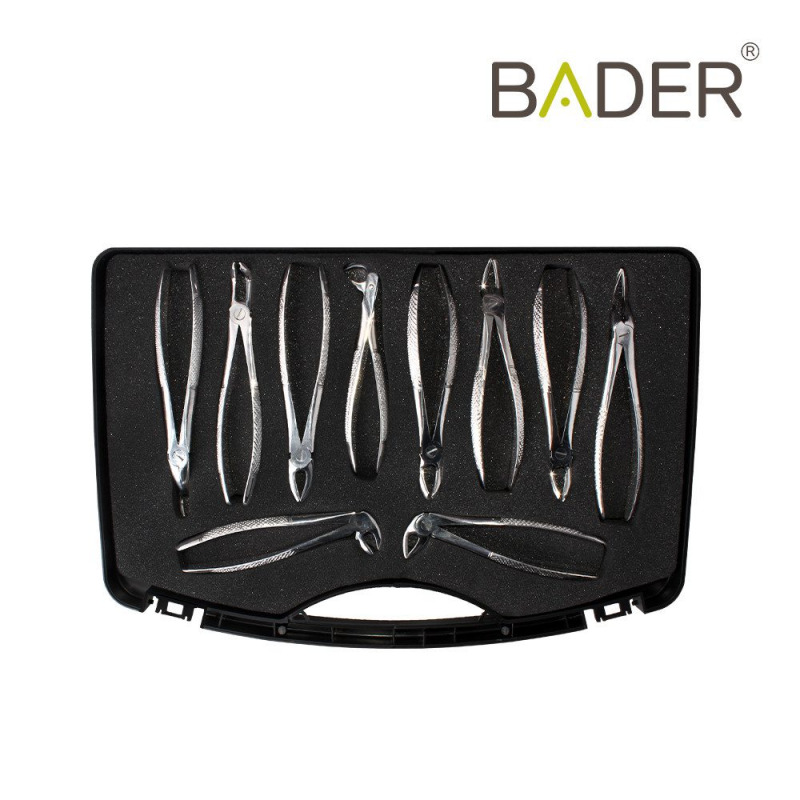 Kit forceps 10 uds instrumental bader