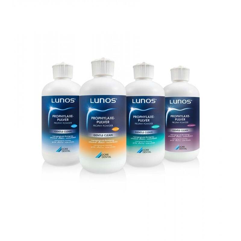 Lunos polvo profilactico gentle clean 4 x 180 g prevención y profilaxis dürr