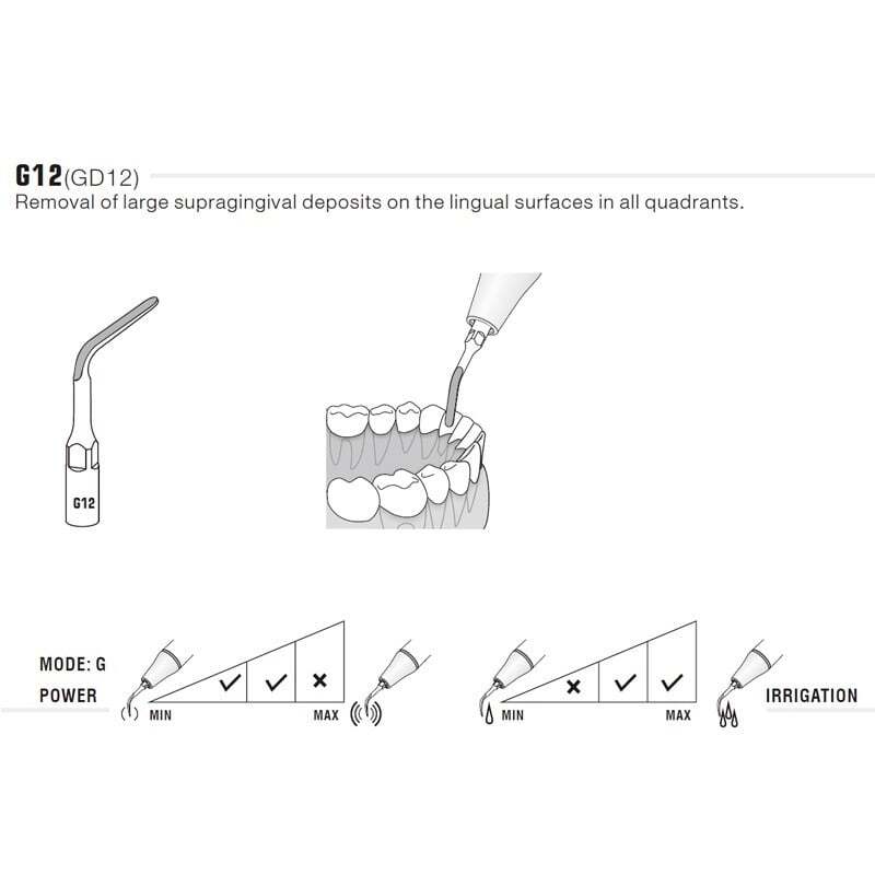 Punta woodpecker dte gd12 para satelec profilaxis prevención y profilaxis dte