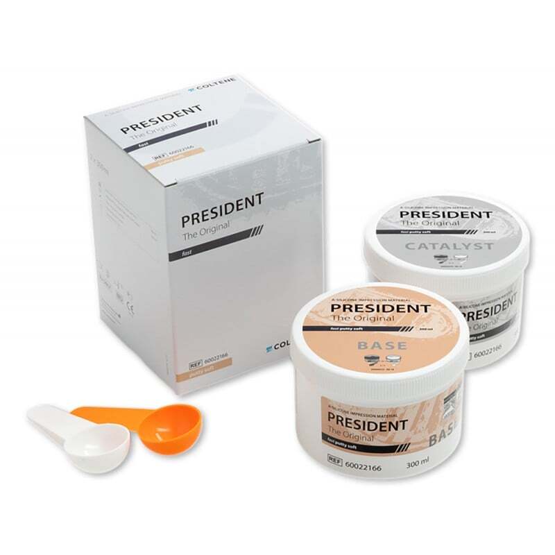 COLTENE President Putty &ndash; Vinilpolisilossano Giallo &ndash; 2x300ml &ndash; Scadenza 12/25