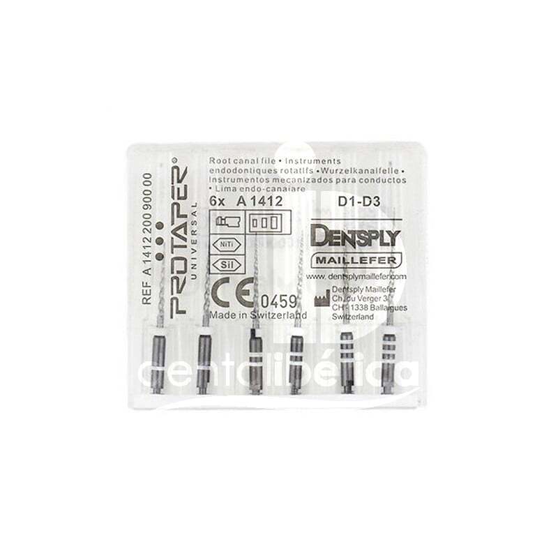Protaper retratamiento maillefer 6 unidades endodoncia dentsply maillefer