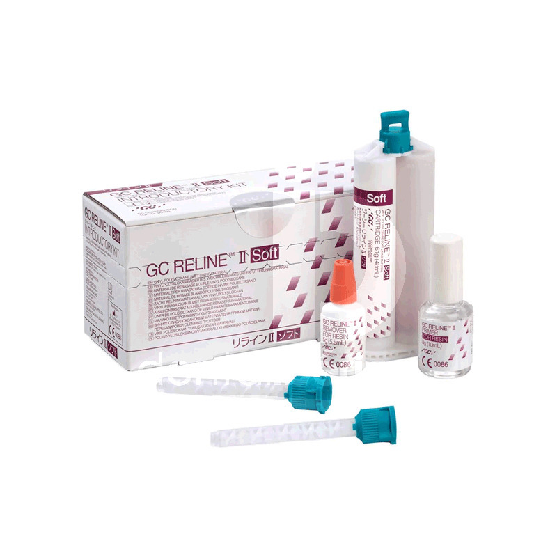 Reline ii soft kit 48 ml prótesis gc