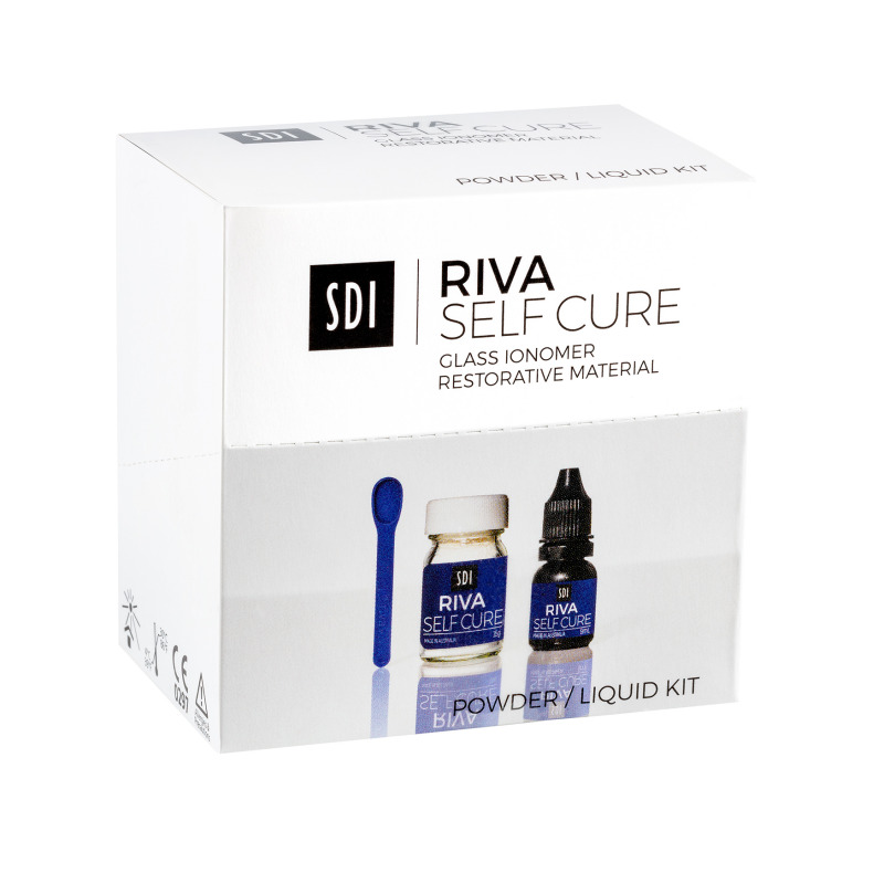 Riva self cure polvo + líquido a3 cementos sdi australia