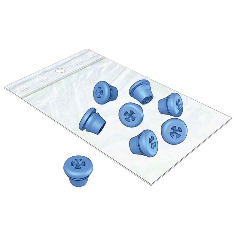 Soportes silicona verde p/ fresero 10 uds ortodoncia intensiv