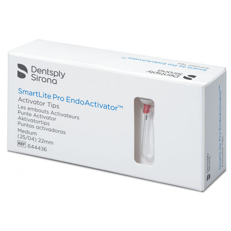 Smartlite pro endoactivator tip medio 25 uds desechables dentsply