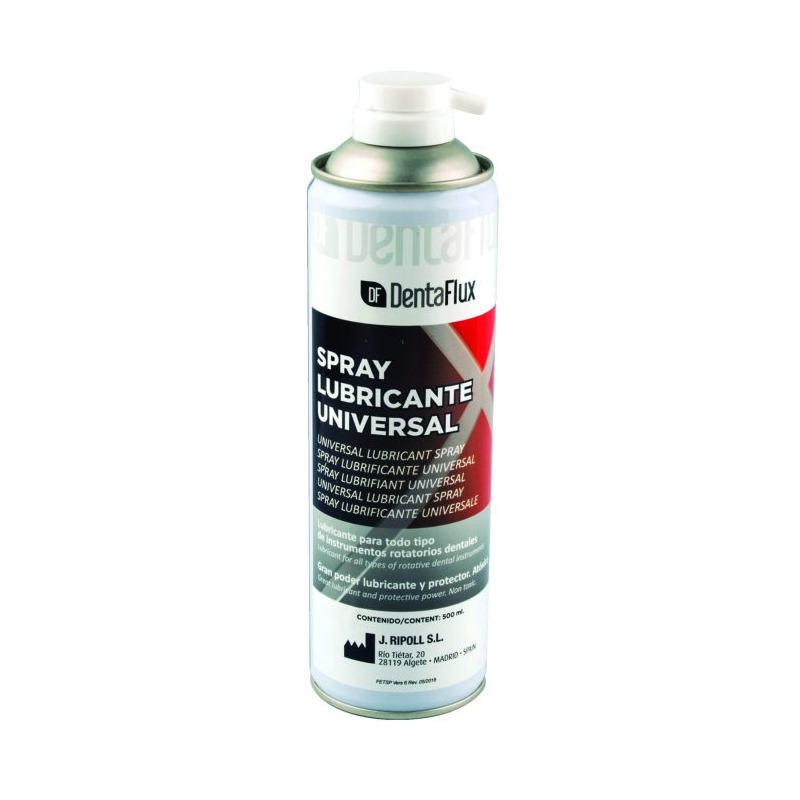 Spray lubricante universal 500ml desinfección dentaflux